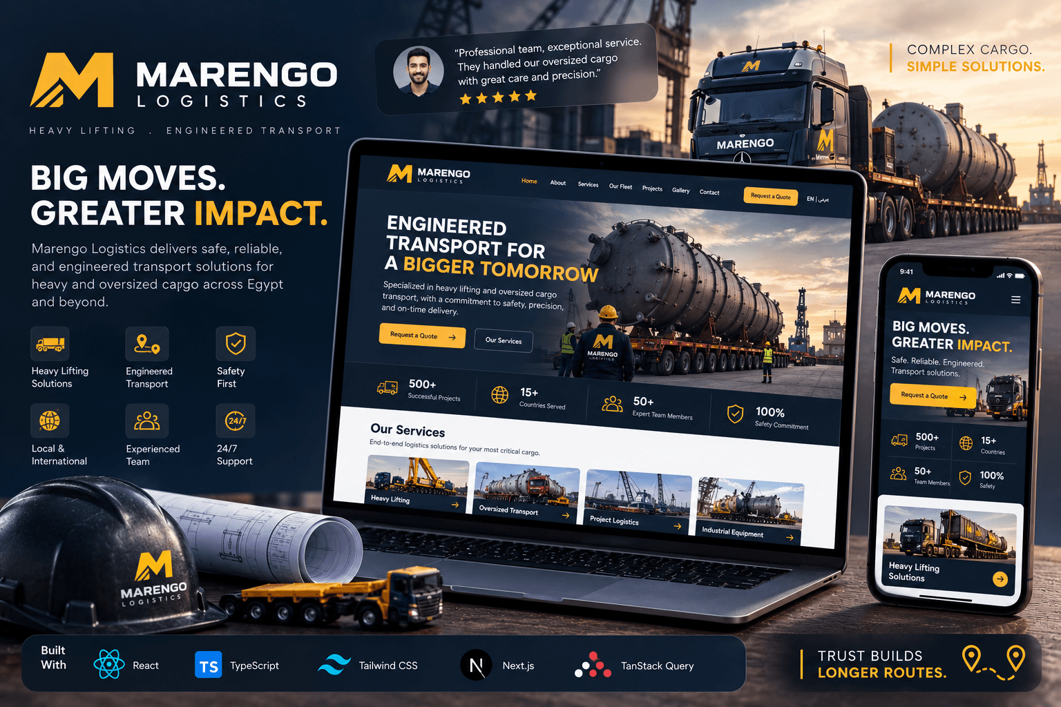 Marengo Logistics interface