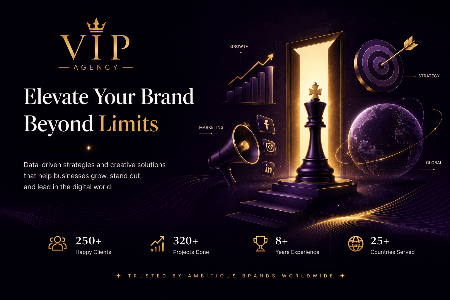VIP Agency interface